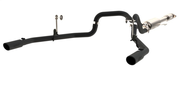 MBRP PS5258BLK - MBRPS5258BLK - MBRP 2015 Ford F-150 5.0L 3in Cat Back Dual Split Rear Exit Black Exhaust System - Shipped in Europe - Tuningsupply.com
