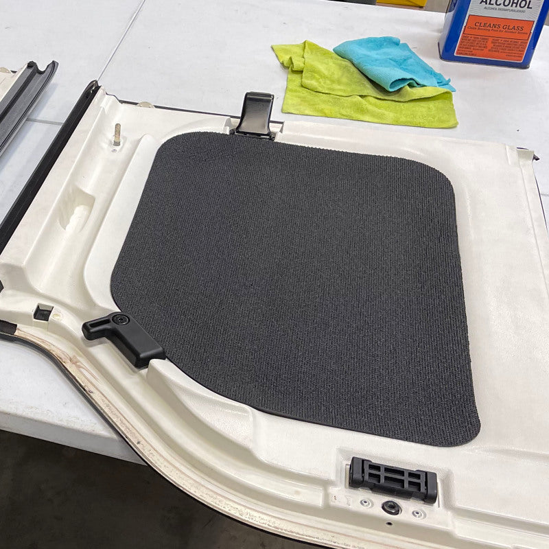 DEI 50285 - DEI50285 - DEI 11-18 Jeep Wrangler JK 2-Door Boom Mat Complete Headliner Kit - 6 Piece - Black - Shipped in Europe - Tuningsupply.com