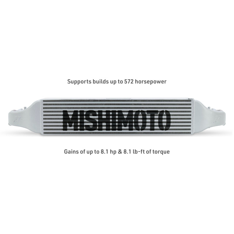 Mishimoto MMINT-CIV-22KSLWBK - MISMMINT-CIV-22KSLWBK - Mishimoto 2022+ Honda Civic 1.5T Intercooler Kit - Silver Intercooler - Black Pipes - Shipped in Europe - Tuningsupply.com