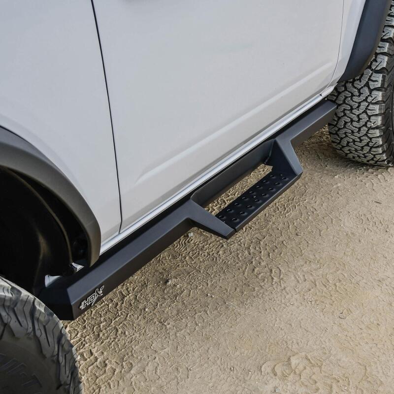 Westin 56-14185 - WES56-14185 - Westin/HDX 2021+ Ford Bronco (2-Door) Drop Nerf Step Bars - Textured Black - Shipped in Europe - Tuningsupply.com