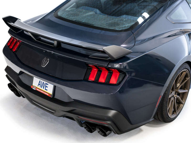 AWE Tuning 3025-43375 - AWE3025-43375 - AWE 2024 Ford Mustang Dark Horse S650 RWD SwitchPath Catback Exhaust w/ Quad Diamond Black Tips - Shipped in Europe - Tuningsupply.com