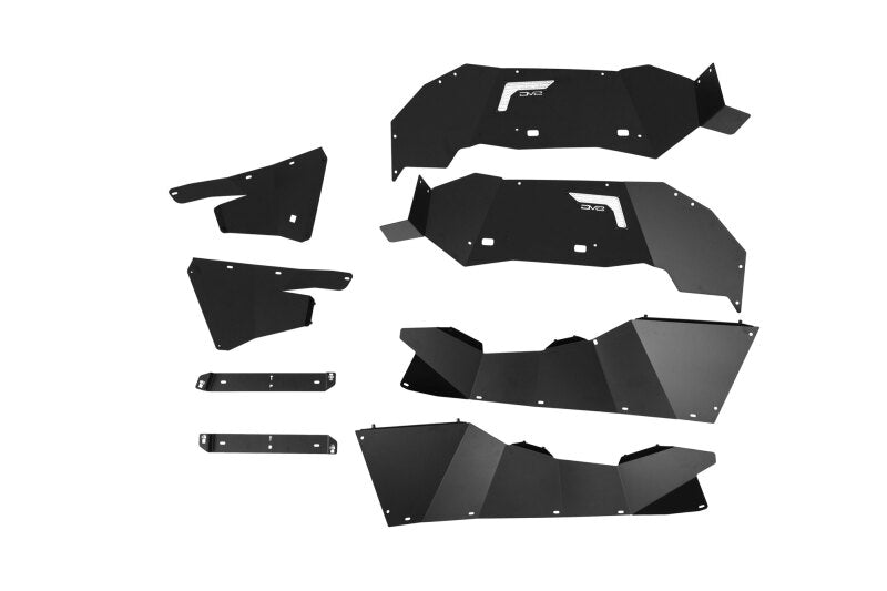 DV8 Offroad INFEND-08RB - DVEINFEND-08RB - DV8 Offroad 21-25 Ford Bronco Rear Aluminum Inner Fenders - Black - Shipped in Europe - Tuningsupply.com