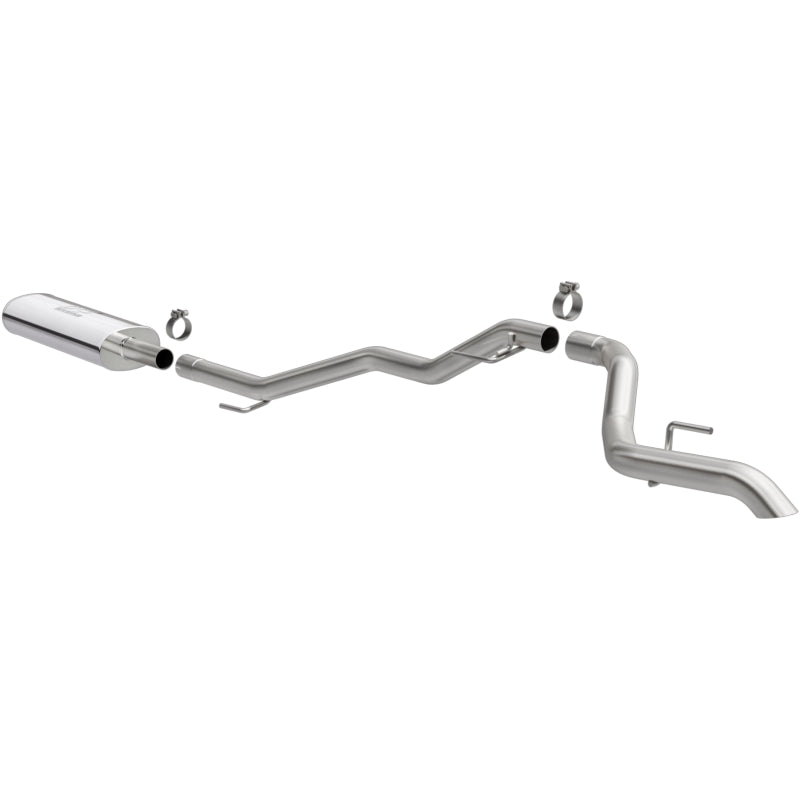 Magnaflow 19486 - MAG19486 - MagnaFlow 2020 Jeep Gladiator 2.5in Rock Crawler Series Single Rear Exit SS Cat-Back Exhaust w/o Tip - Shipped in Europe - Tuningsupply.com