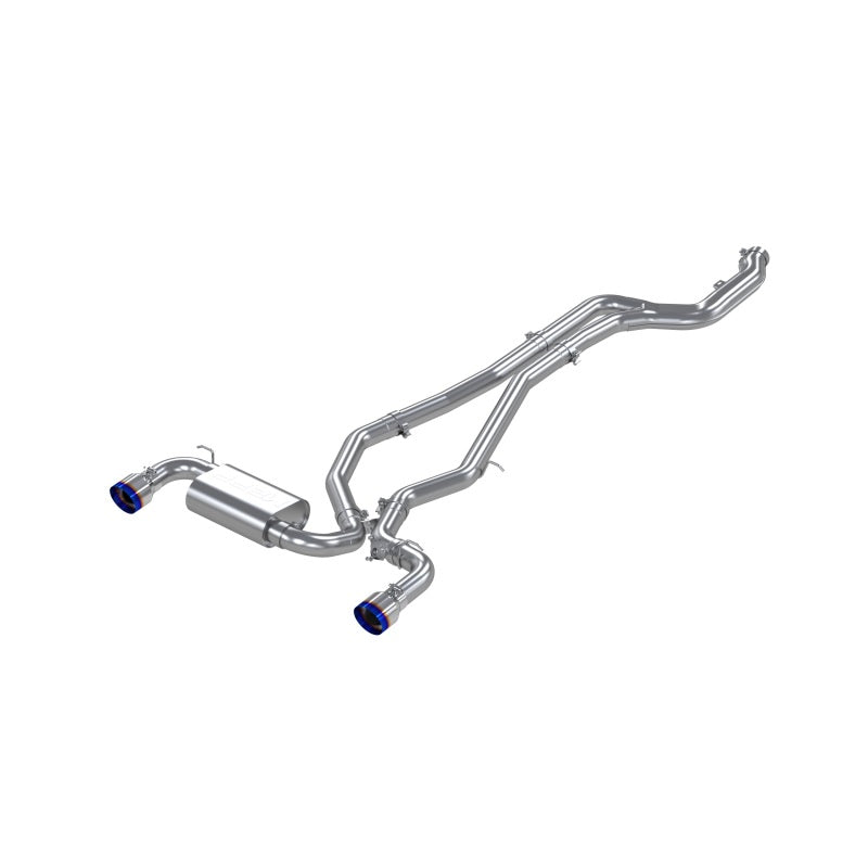 MBRP S43003BE - MBRPS43003BE - MBRP 2020+ Toyota Supra 3.0L 3in Catback Dual Rear Burnt End Tips - T304 - Shipped in Europe - Tuningsupply.com