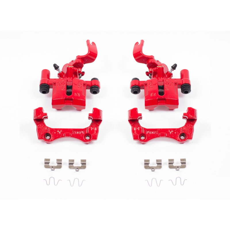 PowerStop S1377A - PSBS1377A - Power Stop 94-97 Mazda Miata Rear Red Calipers w/Brackets - Pair - Shipped in Europe - Tuningsupply.com