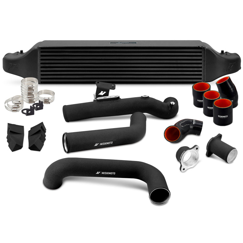 Mishimoto MMINT-CIV-22KBKWBK - MISMMINT-CIV-22KBKWBK - Mishimoto 2022+ Honda Civic 1.5T Intercooler Kit - Black Intercooler - Black Pipes - Shipped in Europe - Tuningsupply.com