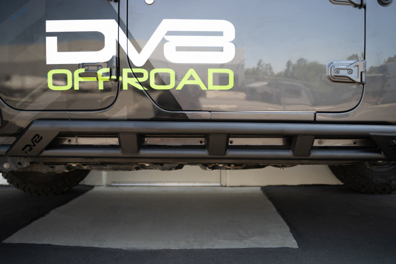 DV8 Offroad - DVESRJL-07 - DV8 Offroad 18-23 Jeep Wrangler JL 4 Door FS-15 Series Rock Sliders - Shipped in Europe - Tuningsupply.com