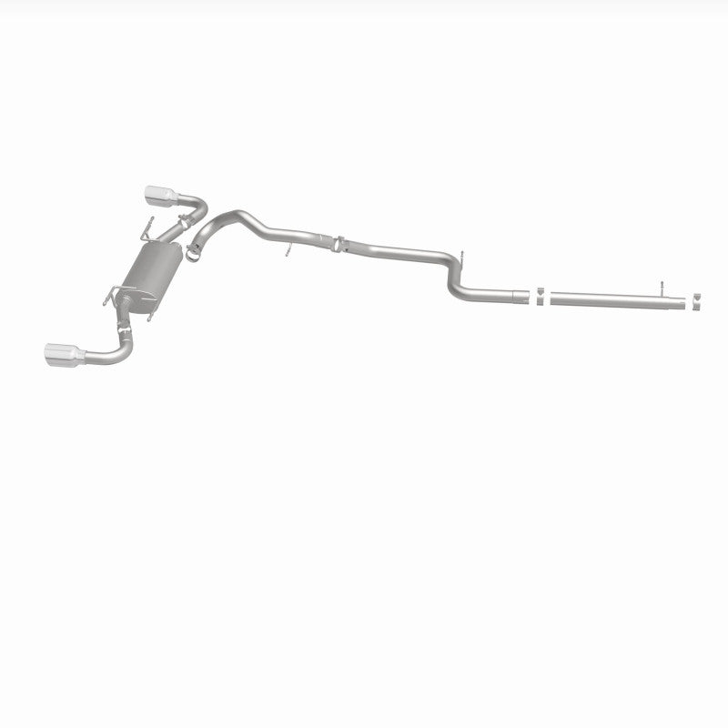 Magnaflow 15146 - MAG15146 - MagnaFlow 10-12 Mazda 3 L4 2.5L Hatchback Split Rear Exit Stainless Cat Back Performance Exhaust - Shipped in Europe - Tuningsupply.com