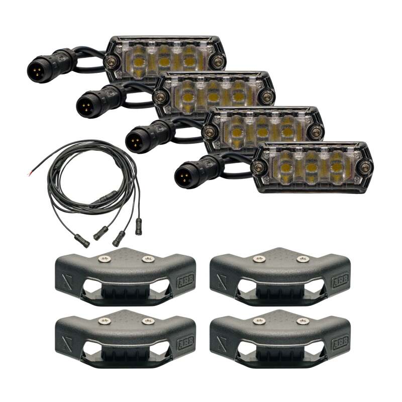 Nacho Offroad Technology V5AR2 - NACV5AR2 - Nacho Lighting Nano ARB Base Rack Light Kit (4 Pack) - Shipped in Europe - Tuningsupply.com