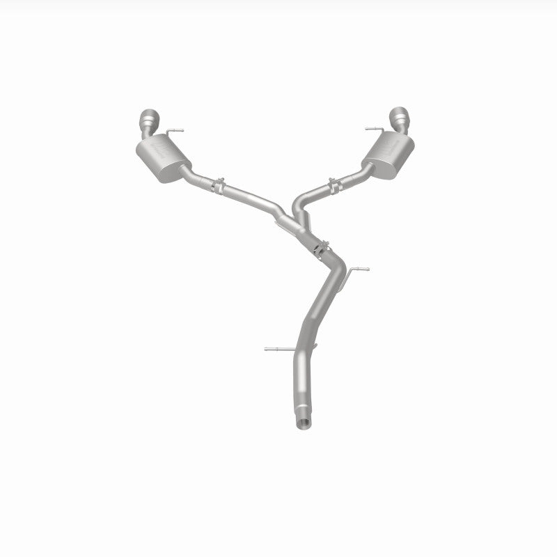 Magnaflow 19390 - MAG19390 - MagnaFlow 18-19 Audi A5 Dual Exit Polished Stainless CatBack Exhaust - 3in Main Piping Diameter - Shipped in Europe - Tuningsupply.com