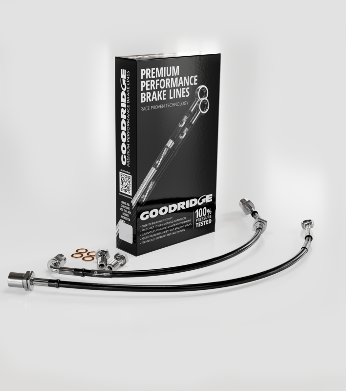 Goodridge 21143F - GRI21143F - Goodridge 95-04 Toyota Tacoma Stainless Steel Front Brake Lines - Shipped in Europe - Tuningsupply.com