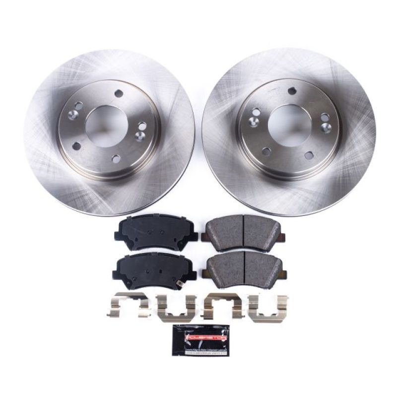 PowerStop KOE6503 - PSBKOE6503 - Power Stop 11-16 Hyundai Elantra Front Autospecialty Brake Kit - Shipped in Europe - Tuningsupply.com
