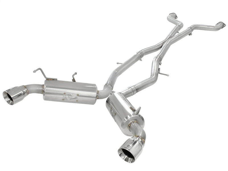 aFe 49-36107 - AFE49-36107 - aFe Takeda 2.5inch SS Exhaust Cat-Back 09-13 Nissan 370Z V6 3.7L Polished Tips - Shipped in Europe - Tuningsupply.com