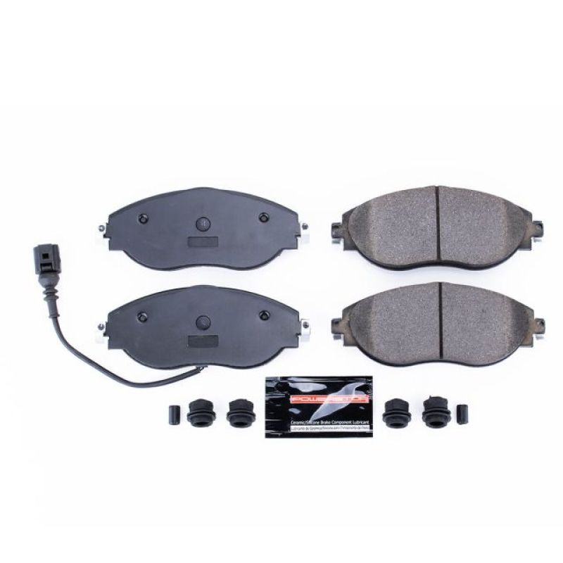 PowerStop Z23-1633 - PSBZ23-1633 - Power Stop 2019 Audi A3 Quattro Front Z23 Evolution Sport Brake Pads w/Hardware - Shipped in Europe - Tuningsupply.com