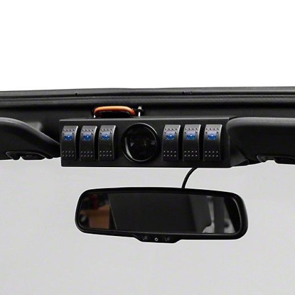 Raxiom J131127 - RAXJ131127 - Raxiom 07-18 Jeep Wrangler JK Control Box w/ Switch Panel - Shipped in Europe - Tuningsupply.com