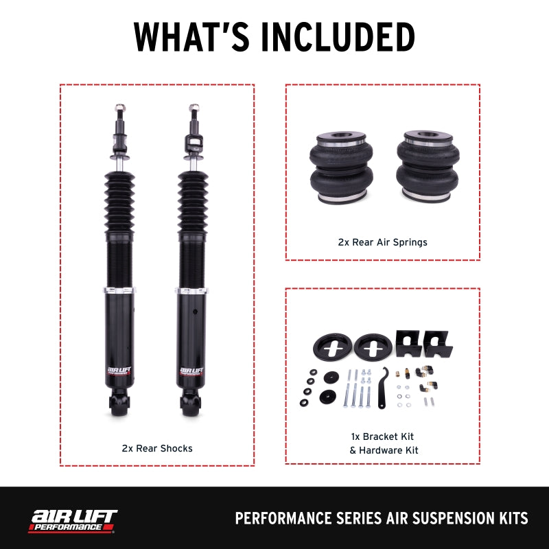 Air Lift 76502 - ALF76502 - Air Lift 05-14 Audi A3 / 06-14 Volkswagen GTI Performance Rear Kit - Shipped in Europe - Tuningsupply.com