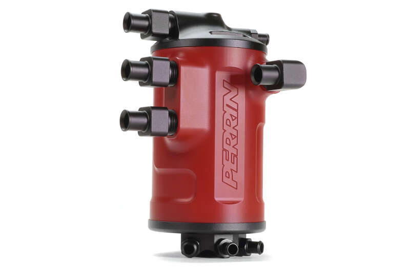 Perrin Performance PSP-ENG-620RD - PERPSP-ENG-620RD - PERRIN 02-21 Subaru WRX / 04-21 STI Air Oil Separator - Red - Shipped in Europe - Tuningsupply.com