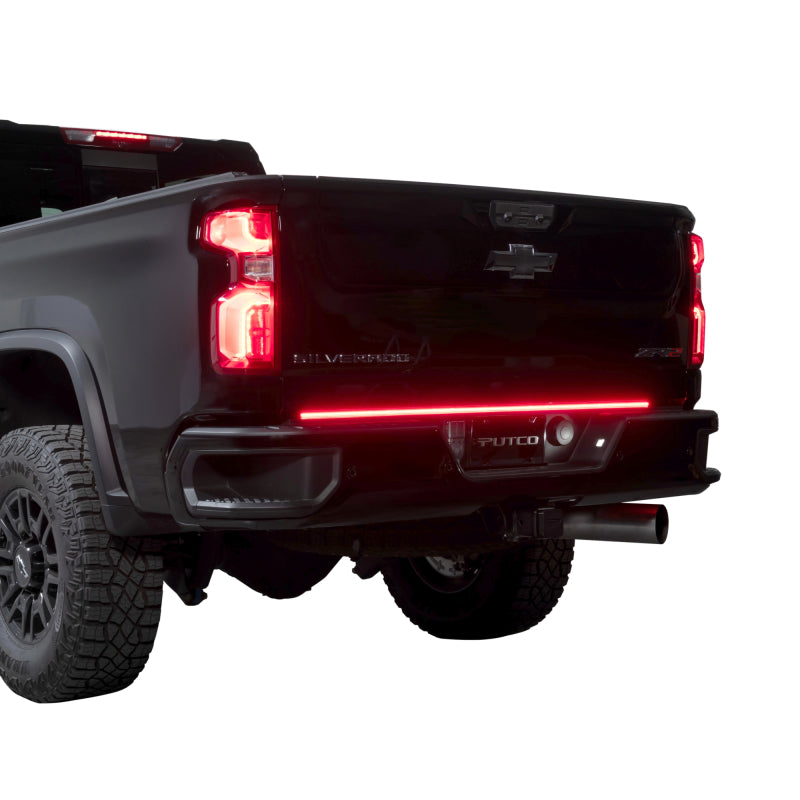 Putco 9203060-25 - PUT9203060-25 - Putco 2024 Chevrolet Silverado HD/ GMC Sierra HD 60In Direct Fit Red Blade Kit Tailgate Bars - Shipped in Europe - Tuningsupply.com