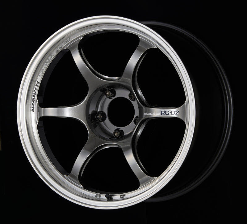 Advan YAT7H31EHB - AVNYAT7H31EHB - Advan RG-D2 17x8.5 +31 5x114.3 Machining and Racing Hyper Black Wheel - Shipped in Europe - Tuningsupply.com