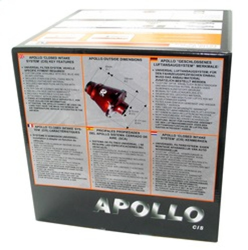 K&N Engineering RC-5052AB - KNNRC-5052AB - K&N Universal Apollo Black Cold Air Intake - 70mm OD FLG PP - Shipped in Europe - Tuningsupply.com