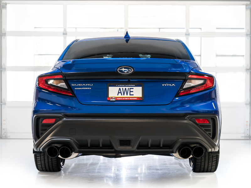 AWE Tuning 3015-43979 - AWE3015-43979 - AWE Tuning 2022+ VB Subaru WRX Touring Edition Exhaust - Diamond Black Tips - Shipped in Europe - Tuningsupply.com