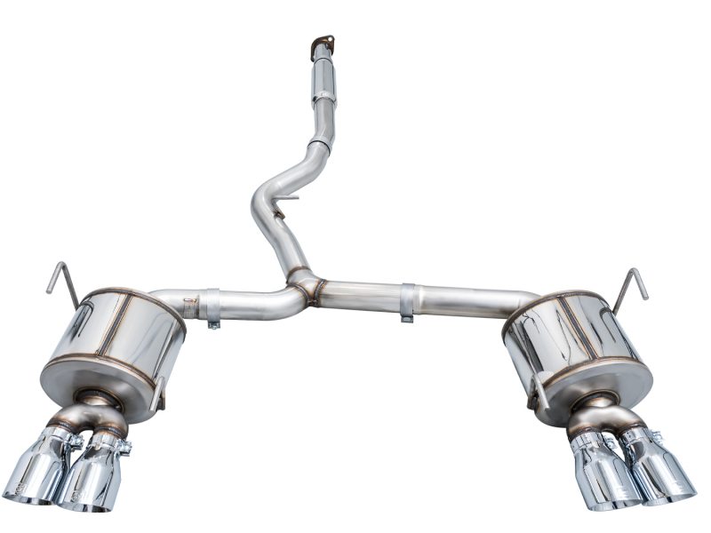 AWE Tuning 3015-42979 - AWE3015-42979 - AWE Tuning 2022+ VB Subaru WRX Touring Edition Exhaust - Chrome Silver Tips - Shipped in Europe - Tuningsupply.com