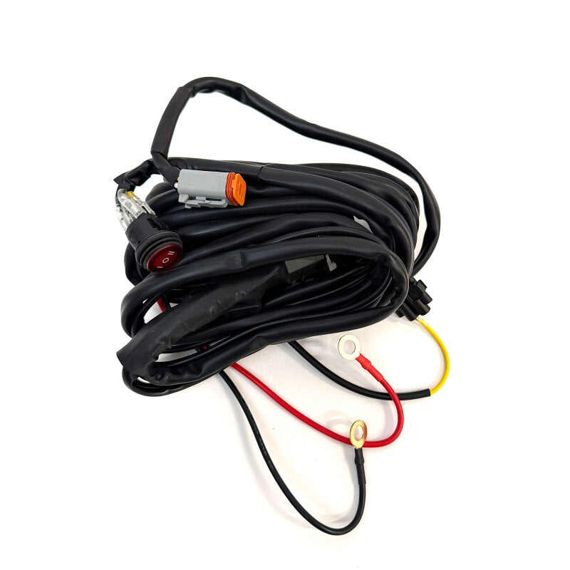 Baja Designs 600058 - BAJ600058 - Baja Designs Squadron 2.0 Harness - 4-Pin Deutsch OnOff 1-Light 150W Max w/Backlight - Shipped in Europe - Tuningsupply.com