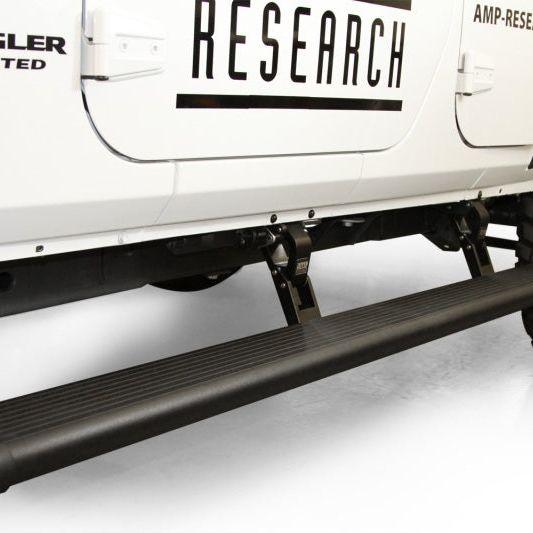 AMP Research 75132-01A - AMP75132-01A - AMP Research 18-24 Jeep Wrangler JL 4DR (Excl. 4XE/Rubicon 392) PowerStep - Black - Shipped in Europe - Tuningsupply.com