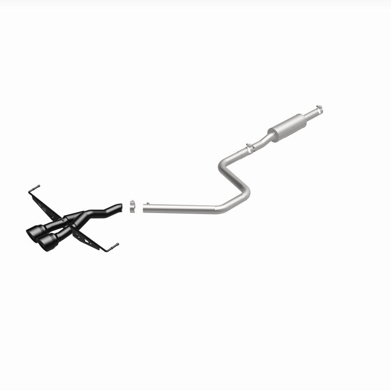 Magnaflow 19455 - MAG19455 - MagnaFlow 2019 Hyundai Veloster 1.6L 2.5in Center Exit Stainless Steel Cat-Back Exhaust w/Blk Tips - Shipped in Europe - Tuningsupply.com
