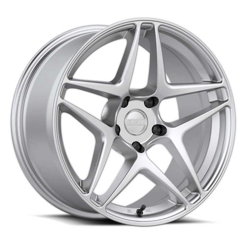 Kansei K15H-188512+35 - KANK15H-188512+35 - Kansei K15G Astro 18x8.5in / 5x114.3 BP / 35mm Offset / 73.1mm Bore - Hyper Silver Wheel - Shipped in Europe - Tuningsupply.com