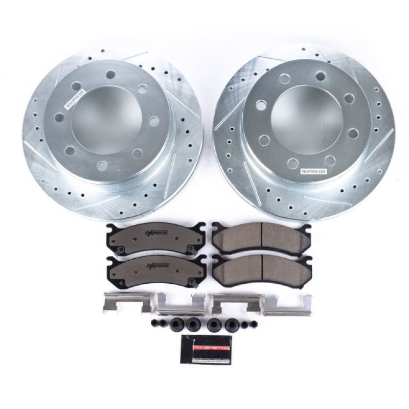 PowerStop K2041-36 - PSBK2041-36 - Power Stop 02-06 Chevrolet Avalanche 2500 Rear Z36 Truck & Tow Brake Kit - Shipped in Europe - Tuningsupply.com