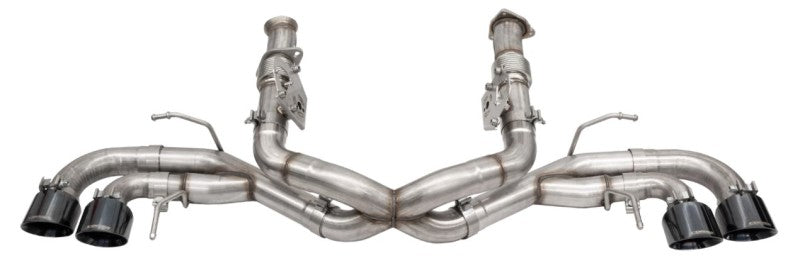 CORSA Performance 21104BLK - COR21104BLK - Corsa 2020-25 Corvette C8 3in Xtreme Cat-Back Exhaust 4.5in Black Quad Tips - Deletes stock AFMValve - Shipped in Europe - Tuningsupply.com