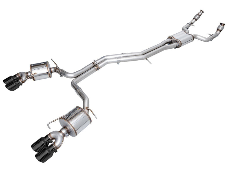 AWE Tuning 3015-43107 - AWE3015-43107 - AWE Tuning 19-23 Audi C8 S6/S7 2.9T V6 AWD Touring Edition Exhaust - Diamond Black Tips - Shipped in Europe - Tuningsupply.com