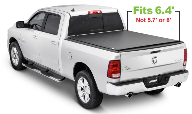 Tonno Pro LR-2015 - TNPLR-2015 - Tonno Pro 09-19 Dodge RAM 1500 6.4ft Fleetside Lo-Roll Tonneau Cover - Shipped in Europe - Tuningsupply.com
