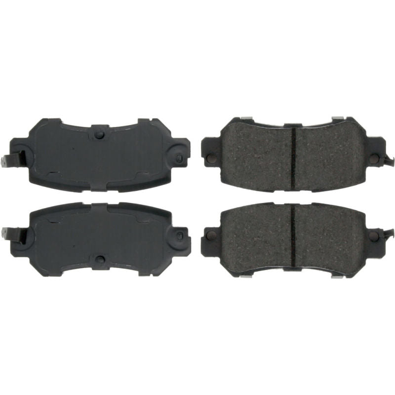 Stoptech 104.13830 - STO104.13830 - Posi-Quiet 10 / 12-17 Nissan GT-R Premium Semi-Metallic Rear Brake Pads - Shipped in Europe - Tuningsupply.com