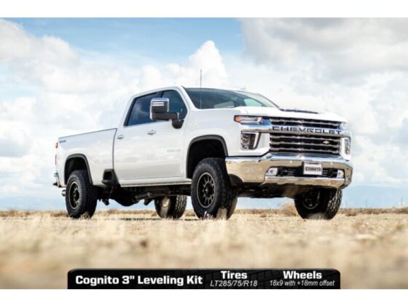 Cognito - COG110-P0929 - Cognito 20-24 Chevy/GMC Silv/Sierra 2500/3500 HD 2WD/4WD 3in Premier Leveling Kit w/ Fox PSRR 2.0 - Shipped in Europe - Tuningsupply.com