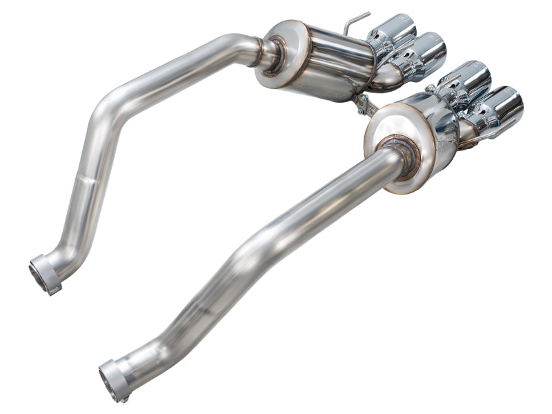 AWE Tuning 3015-42606 - AWE3015-42606 - AWE Tuning C6 Chevrolet Corvette Z06/ZR1 Touring Edition Axle-Back Exhaust w/ Chrome Silver Tips - Shipped in Europe - Tuningsupply.com