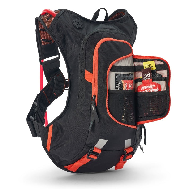 USWE 2083438 - USW2083438 - USWE Moto Hydro Hydration Pack 8L - Black/Factory Orange - Shipped in Europe - Tuningsupply.com