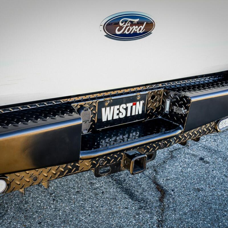 Westin 58-341125 - WES58-341125 - Westin 17-21 Ford F-250/350 HDX Bandit Rear Bumper - Black - Shipped in Europe - Tuningsupply.com