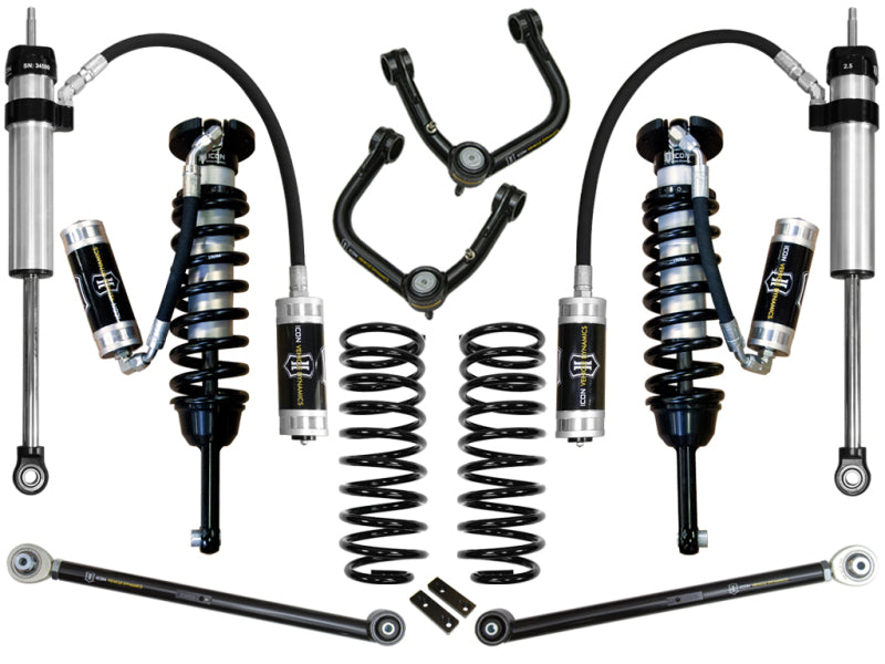 ICON - ICOK53065T - ICON 2010+ Toyota FJ/4Runner 0-3.5in Stage 5 Suspension System w/Tubular Uca - Shipped in Europe - Tuningsupply.com