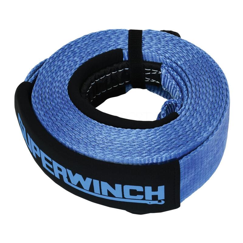 Superwinch 2518 - SUW2518 - Superwinch Recovery Strap 20000 lbs 2in x 30 ft w/ Reinforced Closed-Loop Ends - Shipped in Europe - Tuningsupply.com