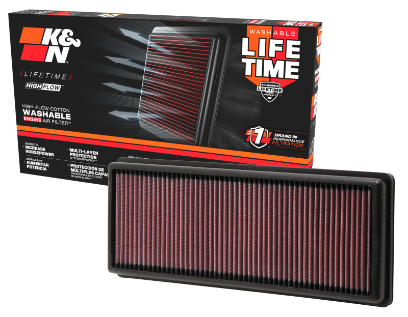 K&N Engineering 33-2471 - KNN33-2471 - K&N Replacement Air Filter for 12 Fiat 500 1.4L L4 - Shipped in Europe - Tuningsupply.com