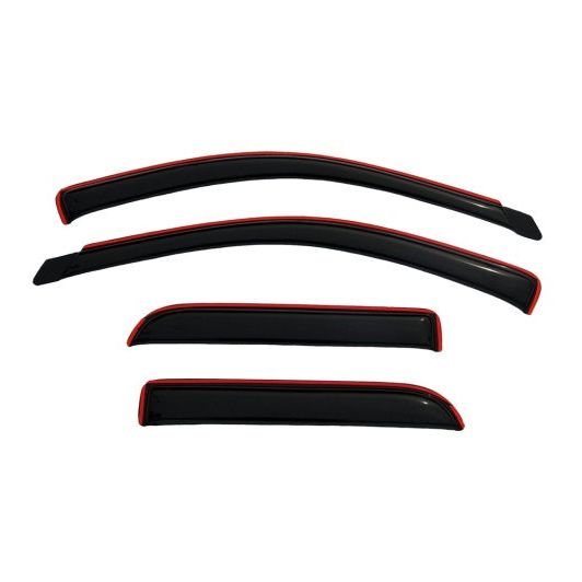 AVS 194623 - AVS194623 - AVS 02-08 Dodge RAM 1500 Quad Cab Ventvisor In-Channel Front & Rear Window Deflectors 4pc - Smoke - Shipped in Europe - Tuningsupply.com