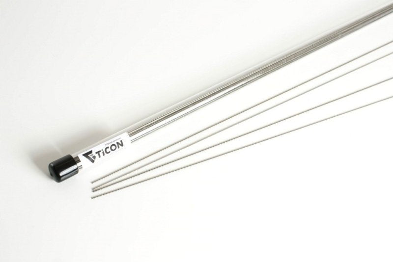 Ticon 110-00004-0001 - TIC110-00004-0001 - Ticon Industries 39in Length 1/2lb 1mm/.039in Filler Diamter CP1 Titanium Filler Rod - Shipped in Europe - Tuningsupply.com