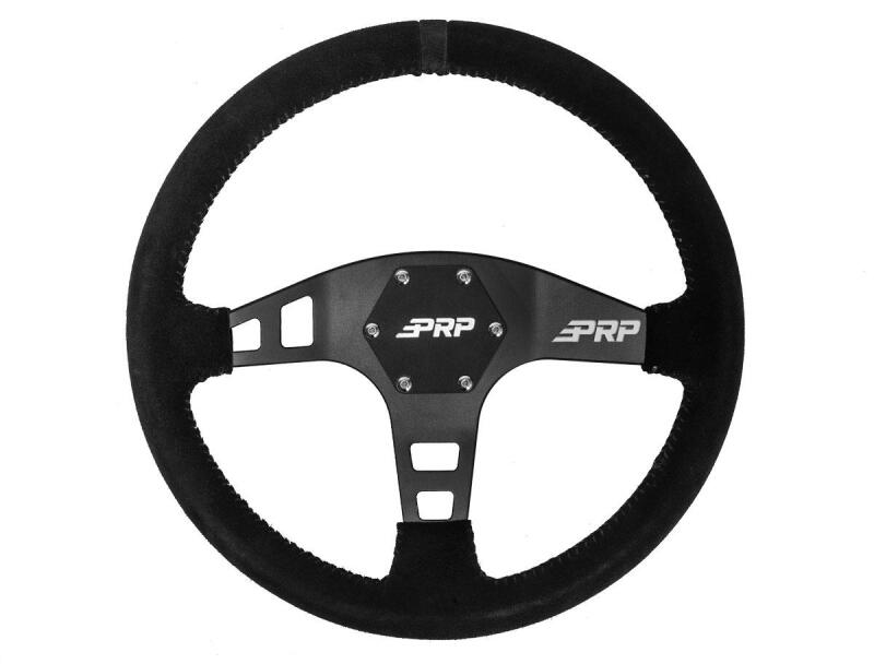 PRP Seats G220 - PRPG220 - PRP Flat Suede Steering Wheel- Black - Shipped in Europe - Tuningsupply.com