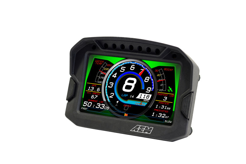 AEM 30-5603 - AEM30-5603 - AEM CD-5LG Carbon Logging Digital Dash Display w/ Internal 10Hz GPS & Antenna - Shipped in Europe - Tuningsupply.com