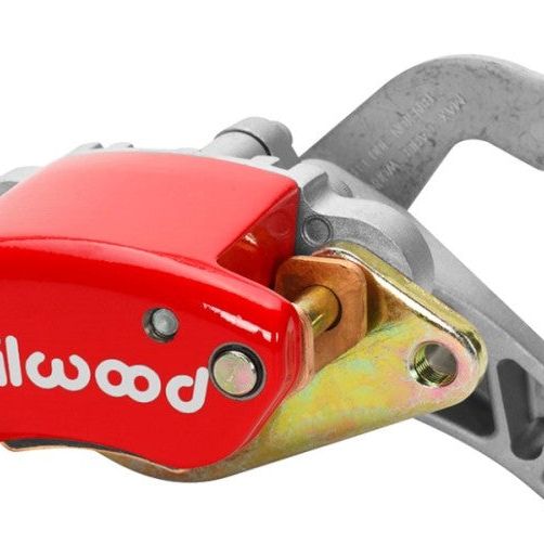 Wilwood 120-12070-RD - WIL120-12070-RD - Wilwood Caliper-MC4 Mechanical-L/H - Red w/ Logo 1.19in Piston .81in Disc - Shipped in Europe - Tuningsupply.com