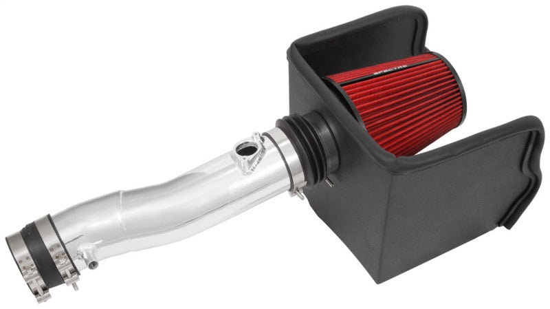 Spectre 9060 - SPE9060 - Spectre 16-18 Toyota Tacoma V6-3.5L F/I Air Intake Kit - Polished w/Red Filter - Shipped in Europe - Tuningsupply.com