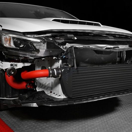 Perrin Performance PSP-ITR-441BK/RD - PERPSP-ITR-441BK/RD - PERRIN 22-25 Subaru WRX Front Mount Intercooler Kit (Red Tubes & Black Core) - Shipped in Europe - Tuningsupply.com
