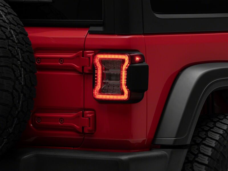 Raxiom J181426 - RAXJ181426 - Raxiom 18-26 Jeep Wrangler JL LED Tail Lights- Clear Housing- Clear Lens - Shipped in Europe - Tuningsupply.com